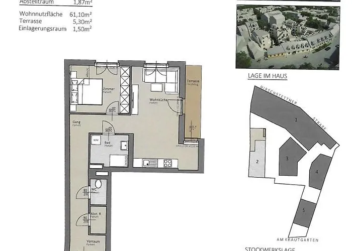 Quiet 2-bedroom With Balcony In Hirschstetten Daire